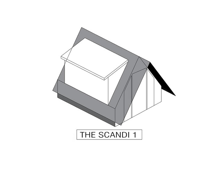 Scandi A-Frame Pod